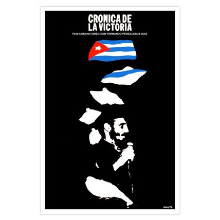 Cuban movie Poster 4 film"Fidel Castro HISTORY"politica.Political Communist art