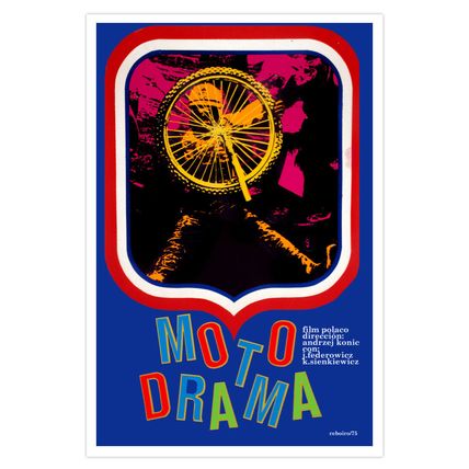 Movie Poster 4 film"MOTOCROSS"Motorcycle Sports.Dirt Bike Champion.Polish art