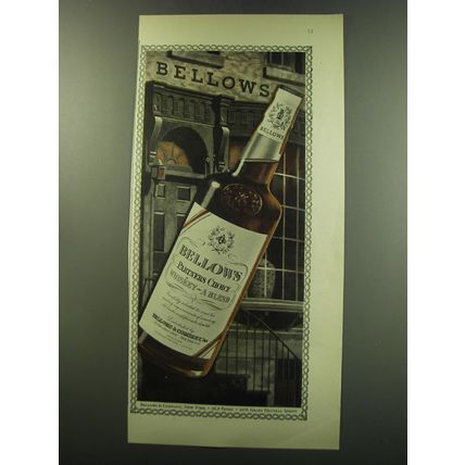 1949 Bellows Partners Choice Whiskey Advertisement