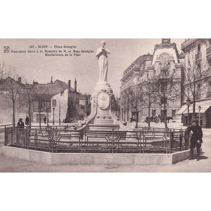 Dijon Monument Grangier Old French Postcard
