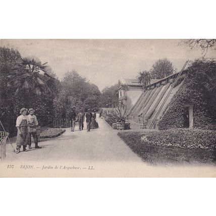 Dijon Jardin De L'Arquebuse Old French Postcard