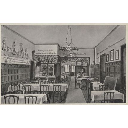 Weinhauses Kickel Bad Honnel Honnes German Restaurant Old Postcard