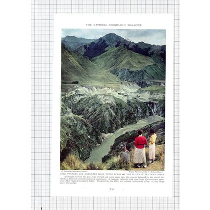 Skipper's Gorge New Zealand - c.1936 Cutting / Print