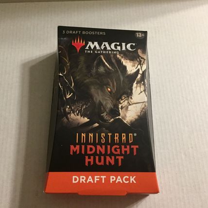 New Magic the Gathering Innistrad Midnight Hunt 3 Boosters Draft Pack - 45 Cards