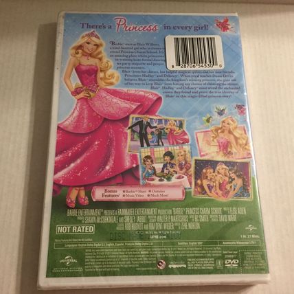 NEW Barbie Princess Charm School Animated DVD Sealed