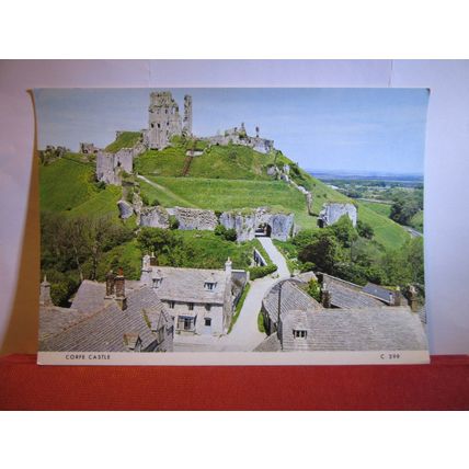 CORFE CASTLE, DORSET unused postcard by Judges dated 1971 =