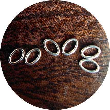 3.5x5.3 mm 925 Sterling Silver Oval Open Jump Rings Jewellery Making/Repair C7