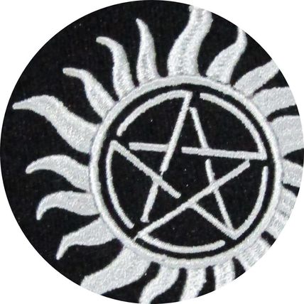 Anti-Possession Witch Wiccan Iron On Patch Patches Sew Embroidered Badge P122