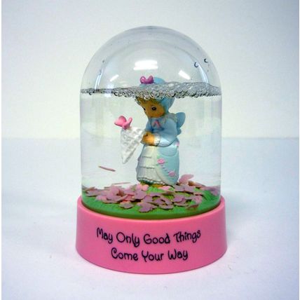 Precious Moments Water Dome Enesco May Only Good Things Come Your Way w/Box 1986