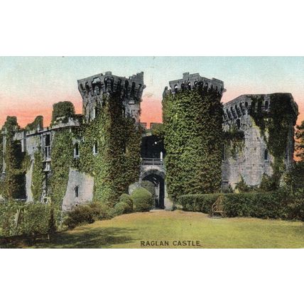 RAGLAN CASTLE - Sussex - Original Postcard - Davidson #7007 (MXD)