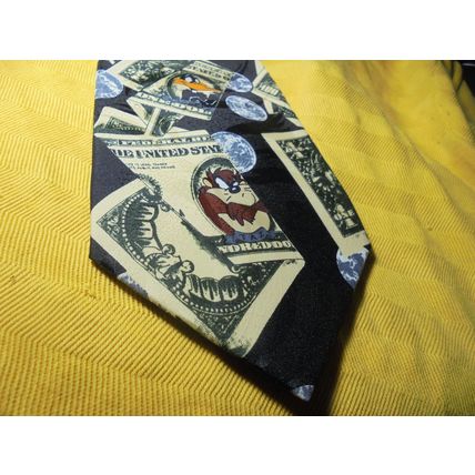 Warner Bros. LOONEY TUNES DOLLAR$ and CENT$ TIE! $15.00 Shipped!