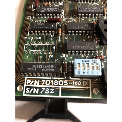 PLESSEY MICROSYSTEMS 701805-100D,701804-001 REV.A STU PHILLIPS SP-18 BOARD,BX