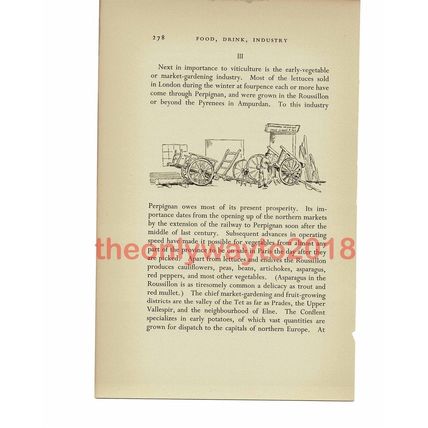 Farm Wagons, Catalan France, Book Illustration (Print), 1939