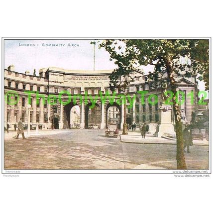LONDON, ADMIRALTY ARCH, LONDON, ENGLAND, 1947, Postcard