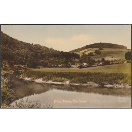 The River, Tintern, Monmouthshire, c.1940s - Frith's Postcard