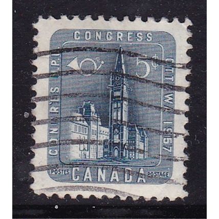 CANADA 1957 14th UPU CONGRESS 5c USED SG497