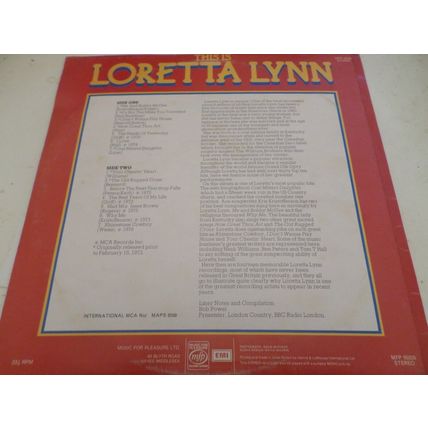 Loretta Lynn - 3 x Vinyl LP`s - We've Come A Long Way, Baby/This Is/All My Best