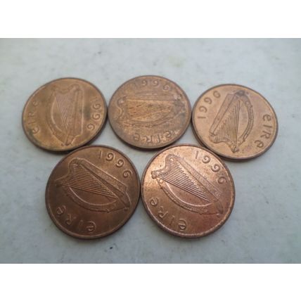 Ireland (Eire) - 10 - 1p coins - dated 1996
