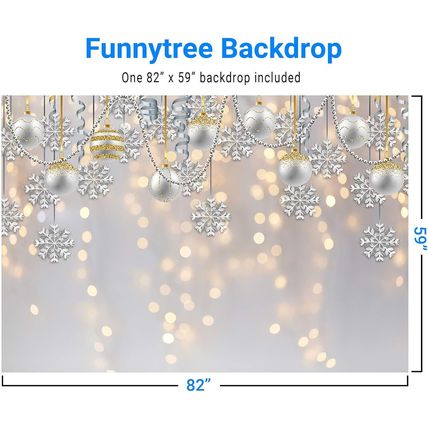 Funnytree 7x5ft Winter Wonderland Photography Backdrop-NEW-SEALED-FAST SHIPPING