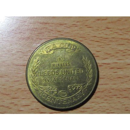 Leeds United Esso 1872-1972 F.A Cup Centenary Token (e738)