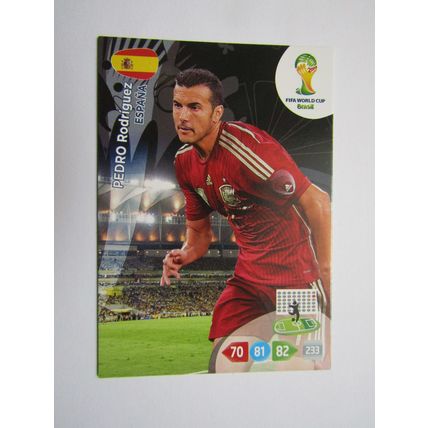 Pedro Rodriguez - Spain - 2014 Panini Adrenalyn XL Brazil World Cup (ef1)
