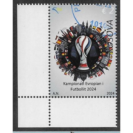 KOS 2024 200c 'EUROPEAN FOOTBALL CHAMPIONSHIPS' FINE USED (P6551)