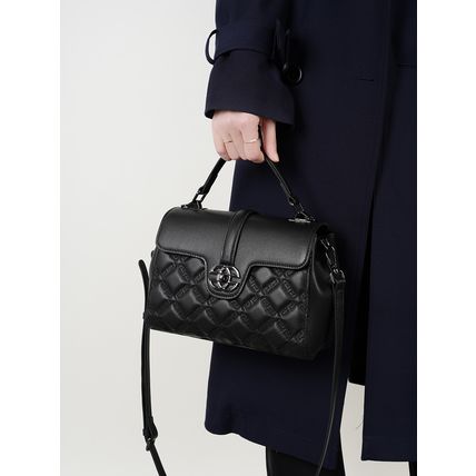 Genuine Leather Women Shoulder Handbags Leather Tote Bag Black