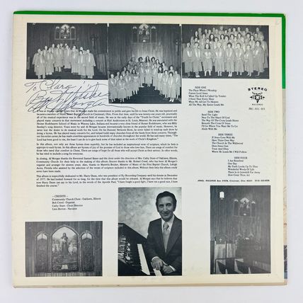 Al Morgan – The Place Where I Worship Vinyl 2xLP Record Album JRC-832-833 SIGNED