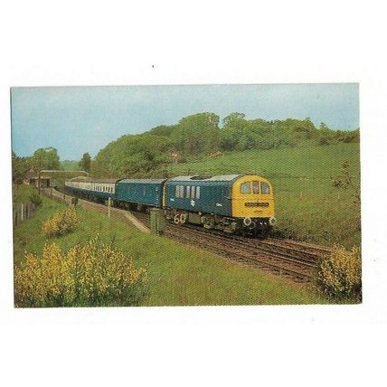 BR, Golden Arrow, Victoria To Dover Boat Train Passing Sandling, Kent.