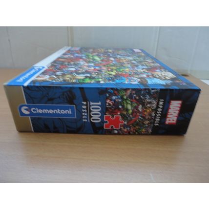Clementoni Jigsaw Marvel Impossible 1000 Piece Puzzle & Poster