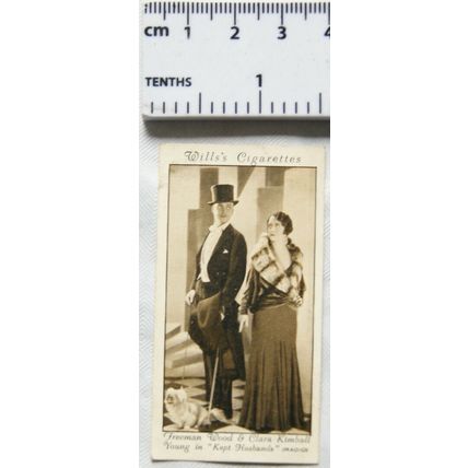 1931 Wills Cinema Stars 3rd No. 19 Jeanette Loff & Stanley Smith