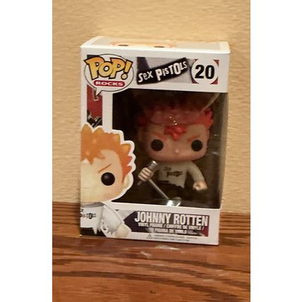 Funko Pop! Rocks: Sex Pistols - Johnny Rotten #20 Figure (Box & Protector)