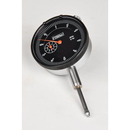 Fowler 52-520-109-0, Adg Dial Indicator with 0-1" Measuring Range (Black)
