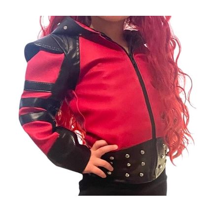 Descendants 4 The Rise of Red Jacket for Girls – Kylie Cantrall Leather Jacket