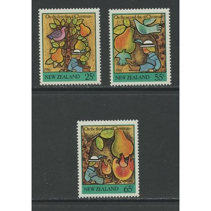New Zealand 854-856, 1986 Christmas, VF, MNH (NZ110)