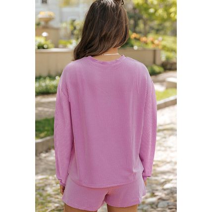Phalaenopsis Bubble Gum Rabbit Sequin Graphic 2pcs Outfit