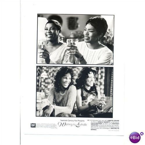 WHITNEY HOUSTON, ANGELA BASSETT "Waiting To Exhale" 1995 Press Still WE-3