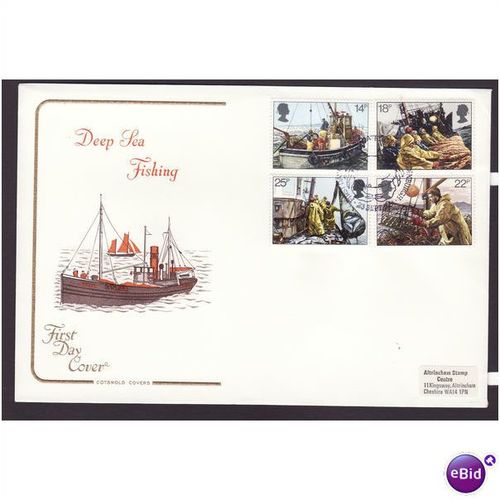 GREAT BRITAIN 1981 FISHING COTSWOLD FIRST DAY COVER#1