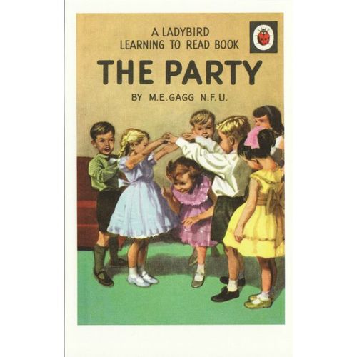 Postcard The Party Ladybird Book Cover 1960 London Bridge is Falling Down