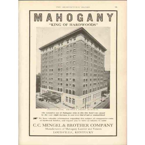 c c mengel brother company 1912 onondaga hotel syracuse ny vintage ad