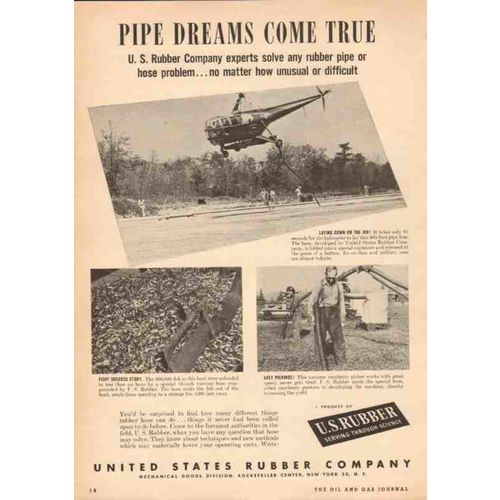 united states rubber company 1950 hose pipe dreams true vintage ad