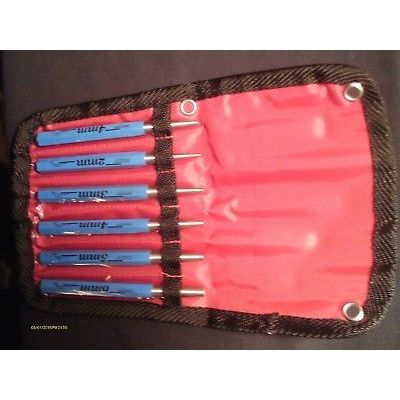6 Piece Metric Punch Set Inc Vinyl/Nylon Hang up Storage Pouch 2, 3, 4, 4, 5, 6