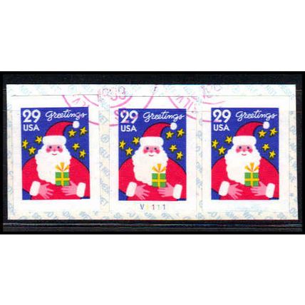 Used 2873b 29c Santa Very Fine PNC V1111/3 PA3267