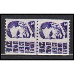 1297 3c Francis Parkman Very Fine MNH CLP CA0701