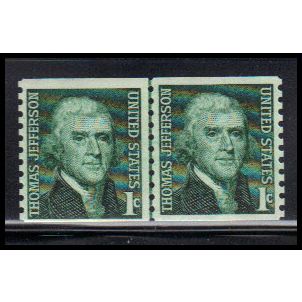 1299 1c Thomas Jefferson Fine MNH CLP KA9154