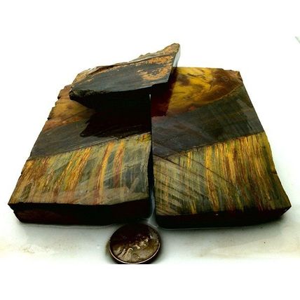 Marra Mamba Tiger Eye Slab Lot Gemstone Cabbing Rough Intartia Inlay