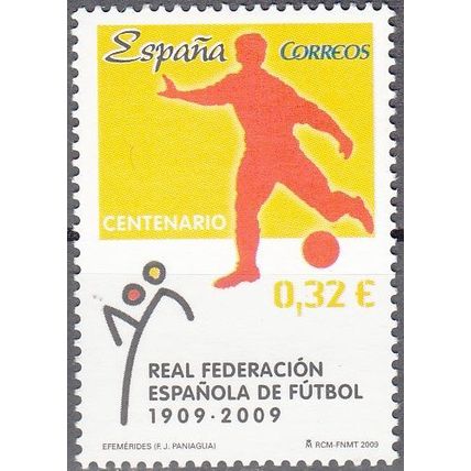 España 2009 Michel 4454 Neuf ** Cote (2010) 0.70 € Société Espagnole Football