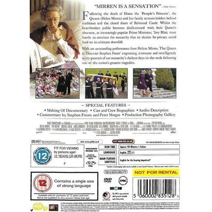The Queen [DVD, 2007] [Region: 2] [5060002835128] - Helen Mirren, Martin Sheen