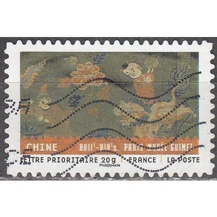 France 2011 Michel 5034I O Cote (2015) 0.60 € Personnages et lotus sur tissu
