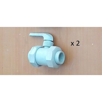 18 - 1 1/2" DIAMETER PLASTIC PLUMBING VALVES. WHICH ENTREPRENEURIAL'S AWAKE